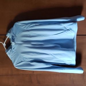 Adidas fleece and nylon zip up jacket. Size large.